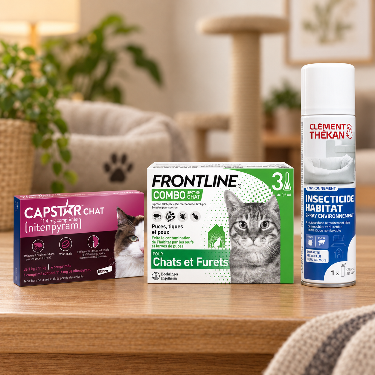 PACK SOS PUCES CHAT - Chat + Maison