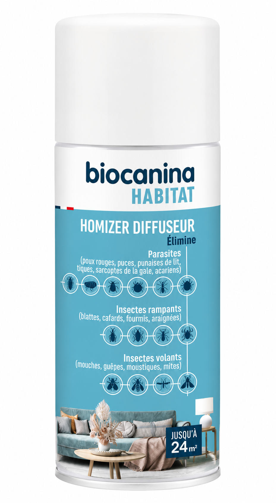 Biocanina HOMIZER DIFFUSEUR Fogger 100 ml flacon aérosol