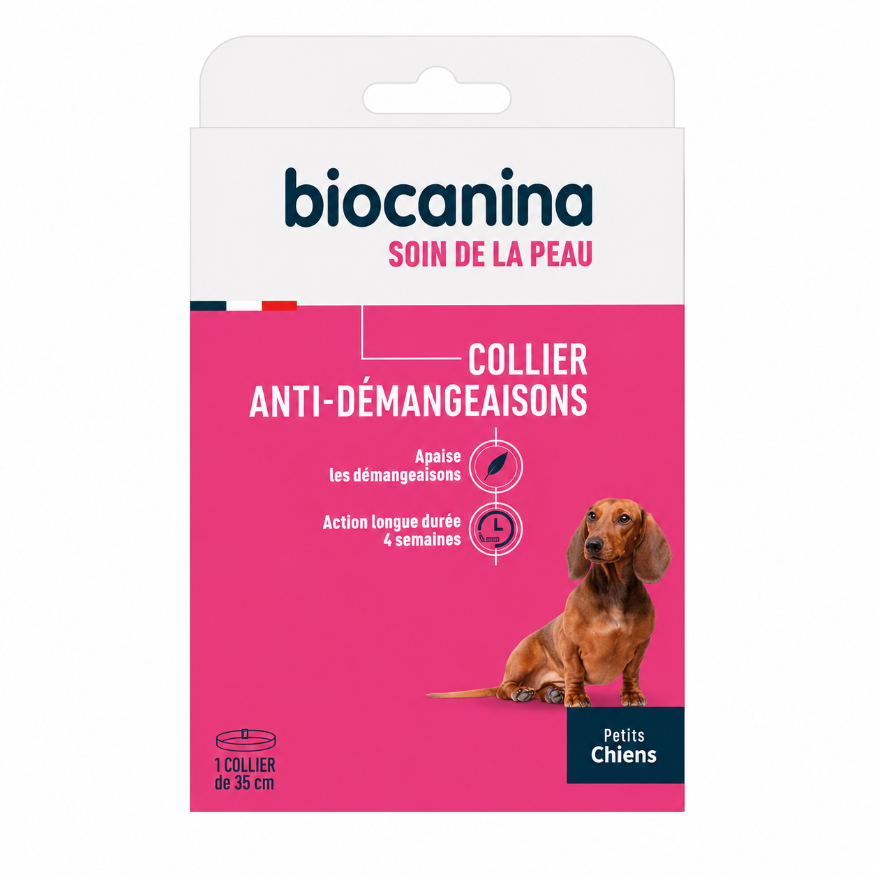 COLLIER ANTI-DÉMANGEAISONS 35 cm pour chiens moyens et grands