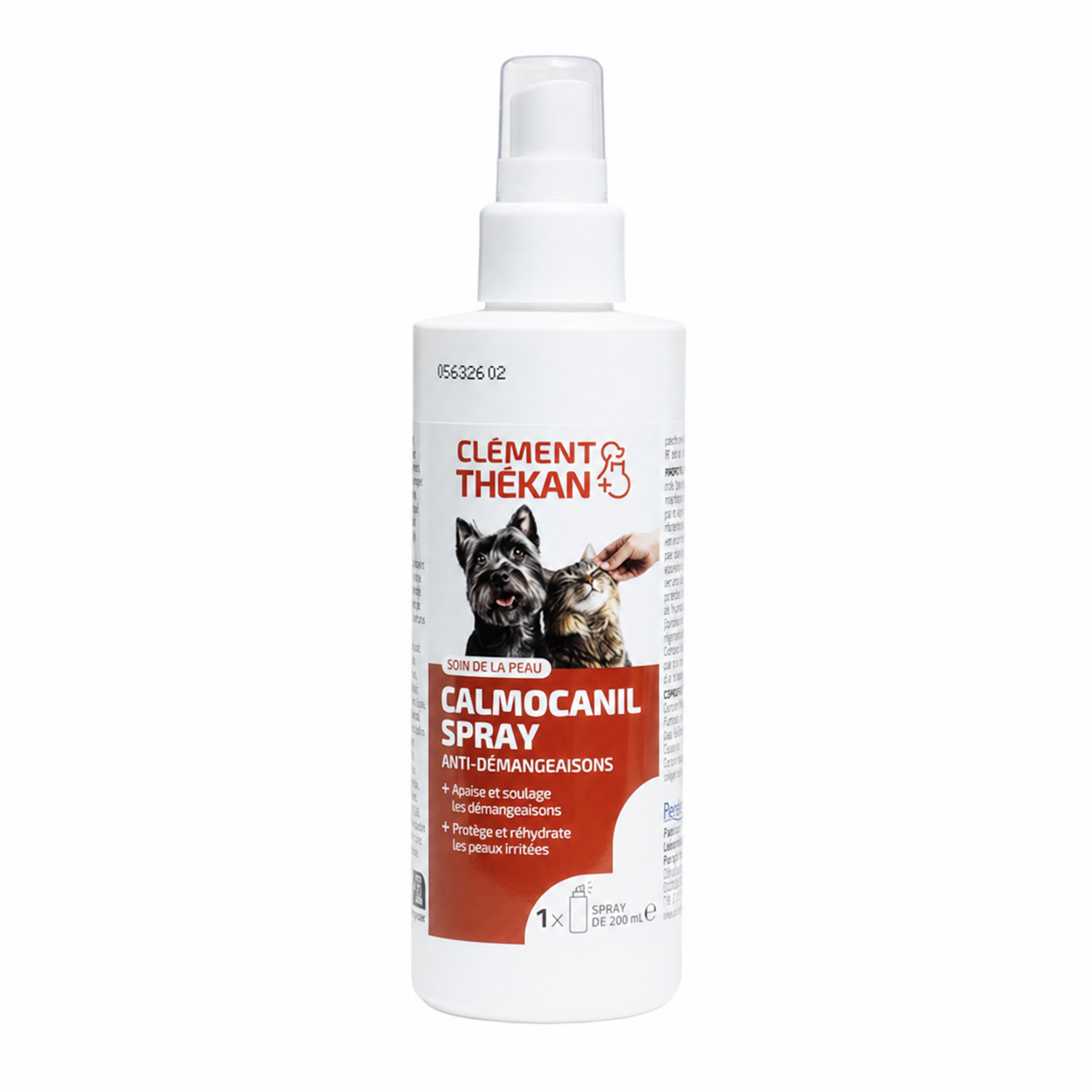 CALMOCANIL spray hygiène de la peau anti-démangeaisons pour chiens et chats 200 ml