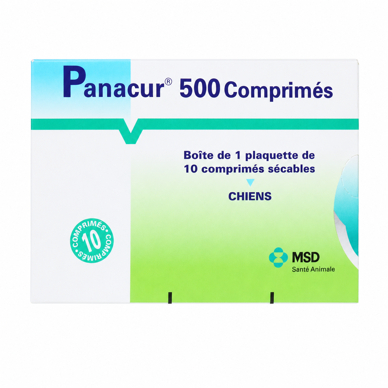 PANACUR 500mg comprimés vermifuges pour chiens boîte de 10 comprimés