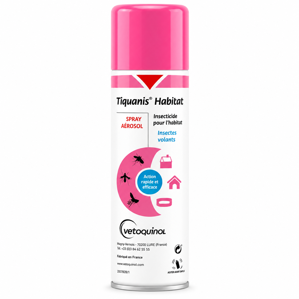 TIQUANIS HABITAT spray insecticide insectes volants et parasites 300 ml