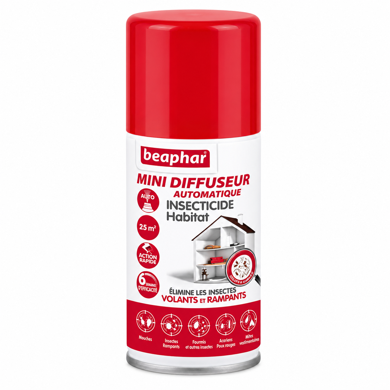 Béaphar MINI DIFFUSEUR automatique insecticide habitat 75 ml