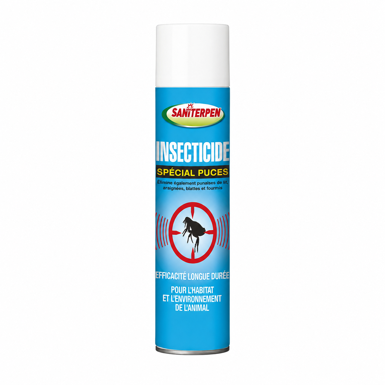 SANITERPEN insecticide spécial puces pour l’habitat aérosol de 400 ml