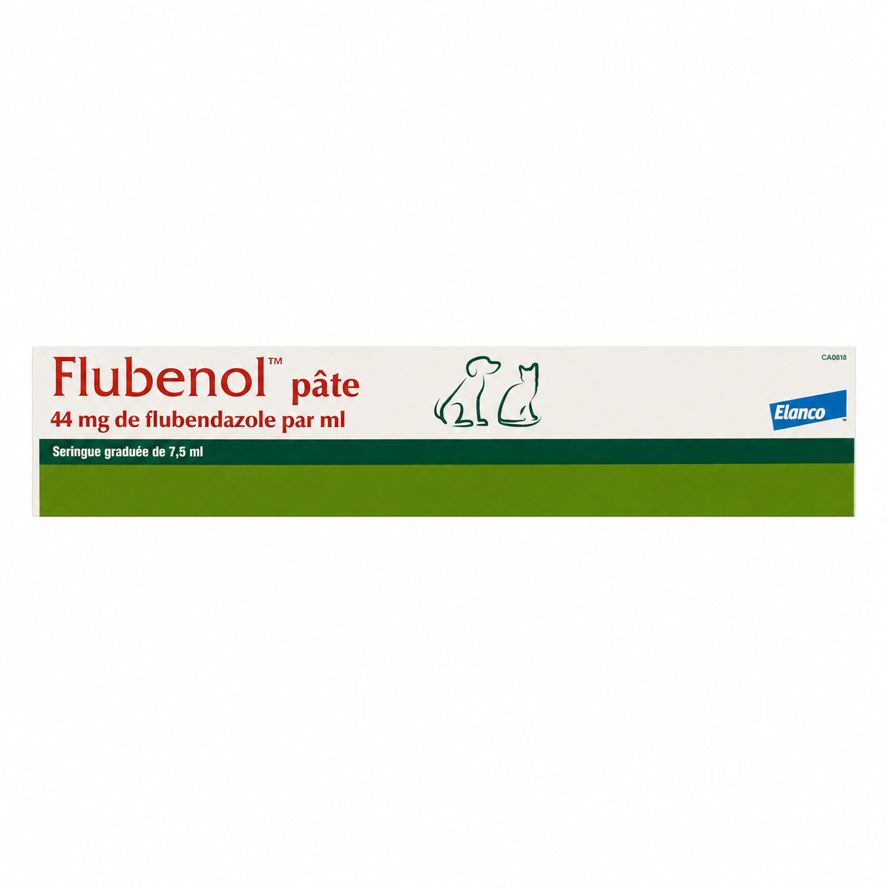 FLUBENOL 44 mg/ml pâte orale pour chiens et chats applicateur gradué de 7,5 ml
