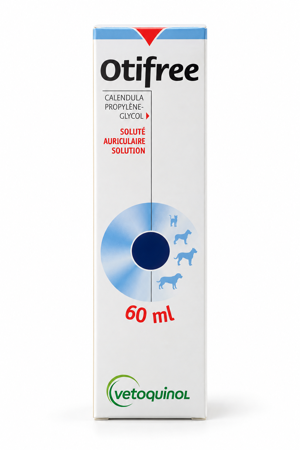 OTIFREE solution auriculaire pour chiens et chats flacon de 60 ml